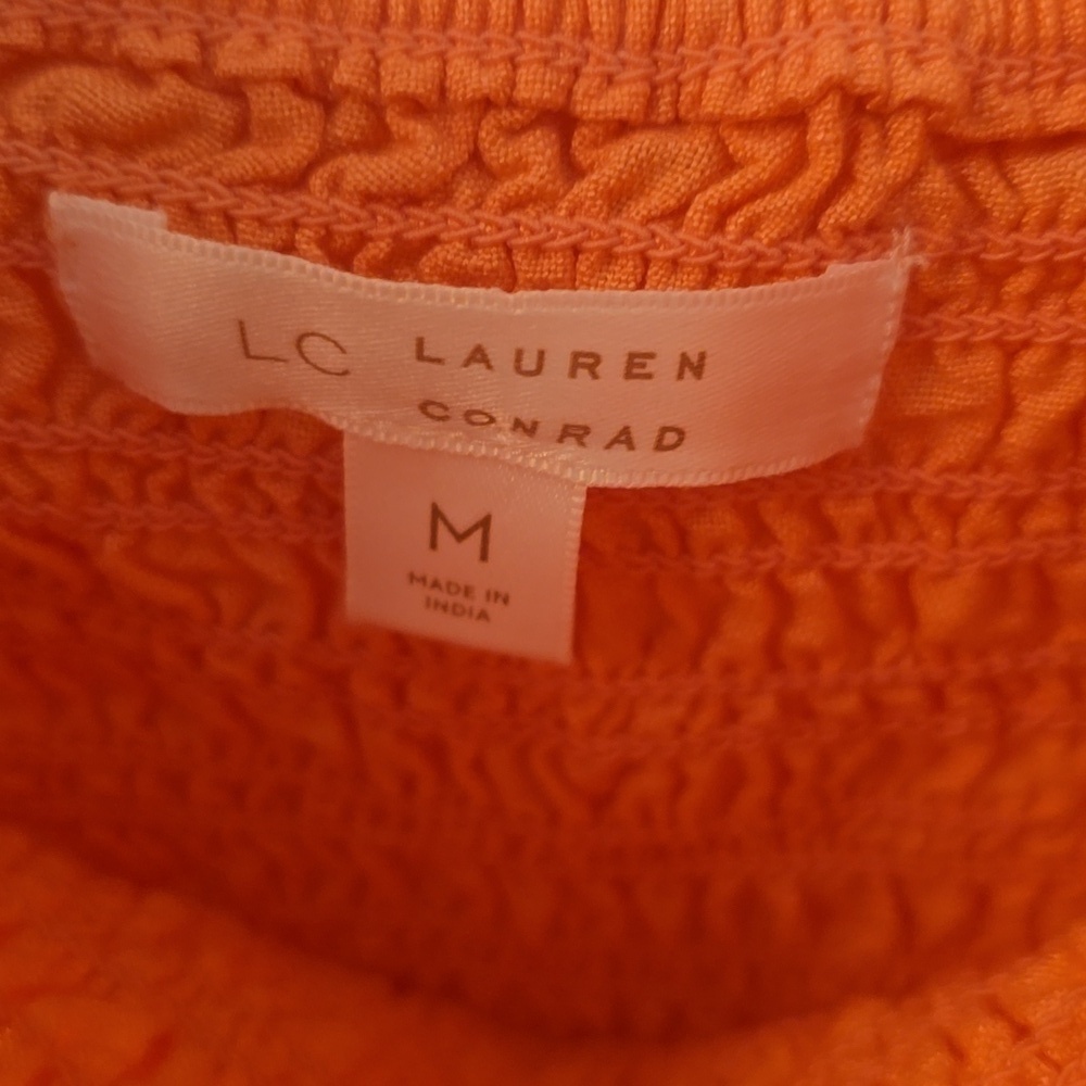 LC Lauren Conrad Peach Dress Size M (Bin 7) - Picture 3 of 9